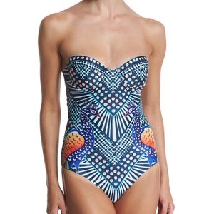 Mara Hoffman Peacock One-Piece Swimsuit